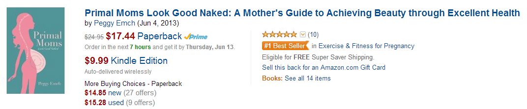 Primal Moms Bestseller
