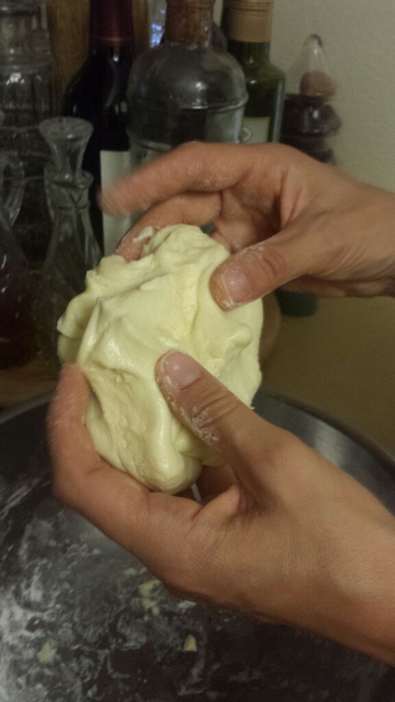 Kneading Primal tapioca dough